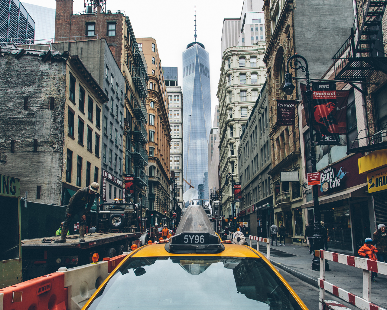 америка, usa, new york, нью йорк, улица, такси