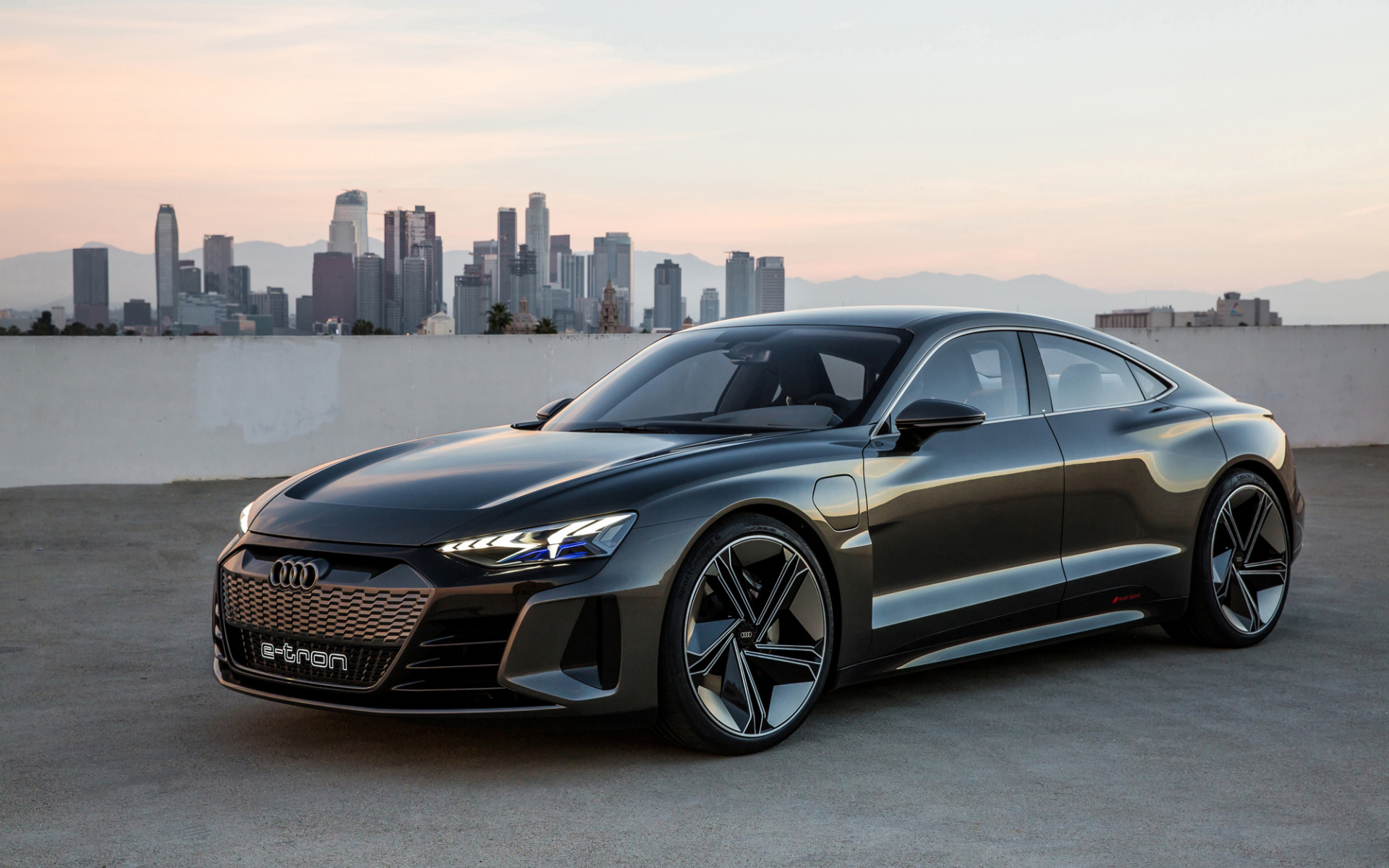 машина, новинка, audi etron gt