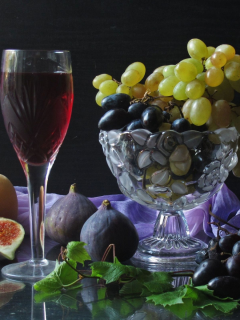 вино, виноград, фрукты экзотические