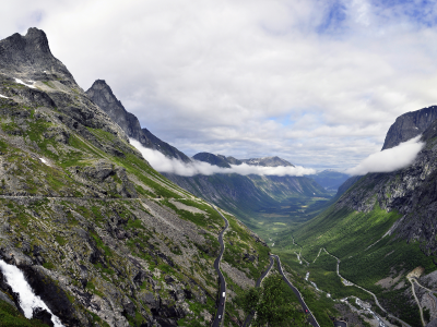 норвегия, горы, тропа троллей