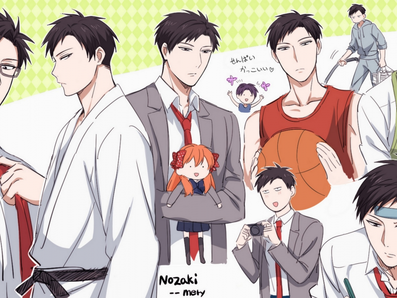 gekkan shoujo nozaki kun, сёдзё манга нозаки куна