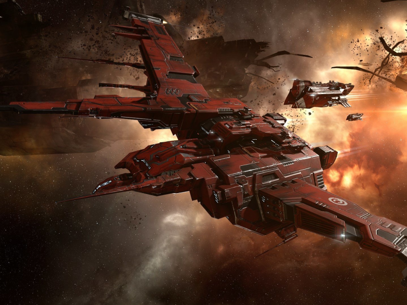 eve online, космический корабль, космос