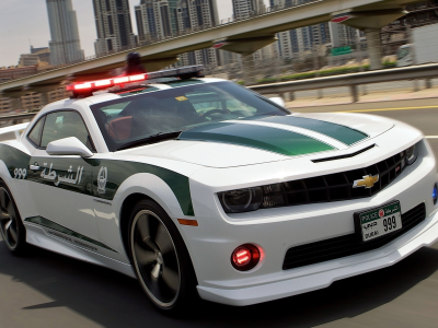 auto, chevrolet camaro, police