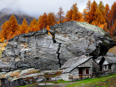 камень, скала, трещина