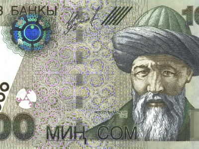деньги, киргизия, 1000, сомов