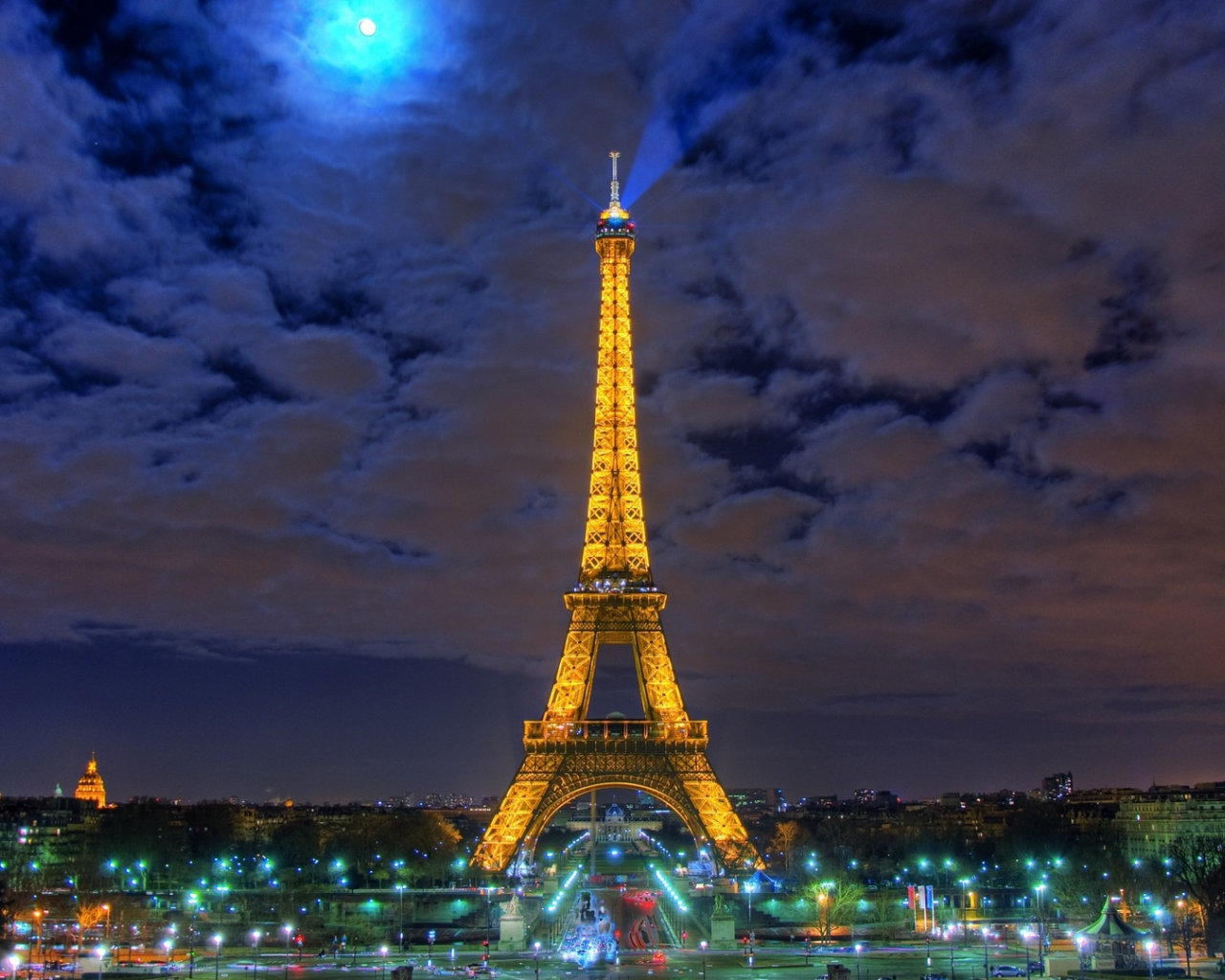 париж, эйфелева башня, ночь