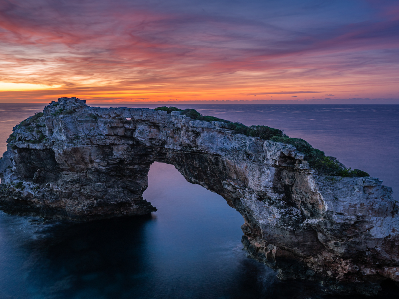 пейзаж, море, скала