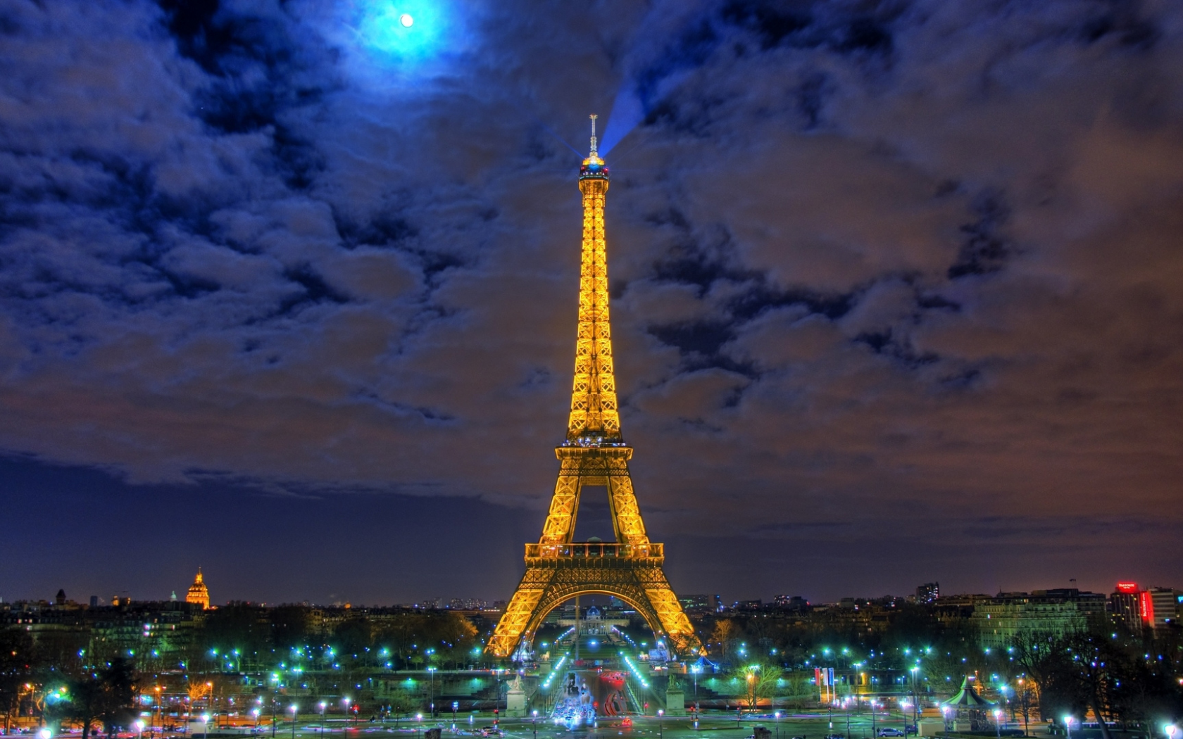 париж, эйфелева башня, ночь