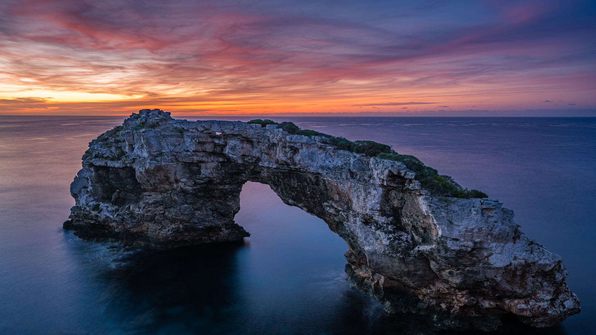 пейзаж, море, скала