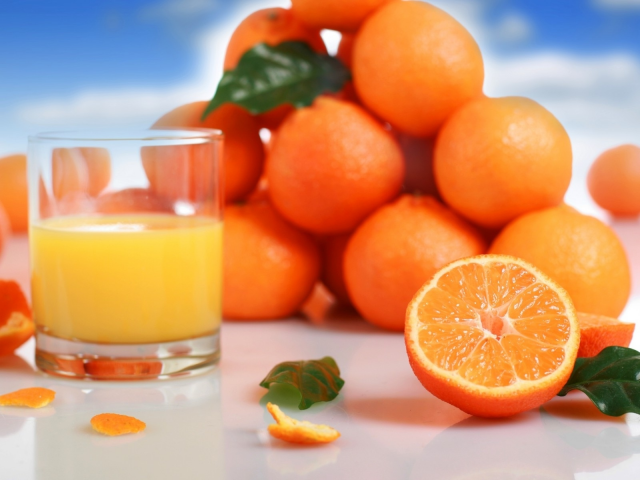 апельсины, цитрусовые, сок