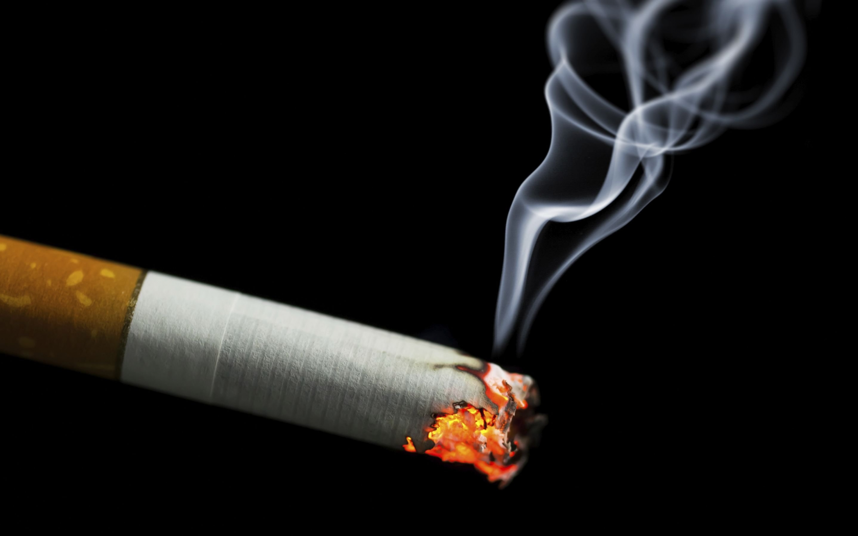 сигарета, дым, пепел