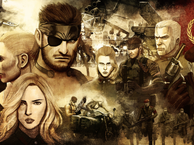 metal gear solid 3 snake eater, лица