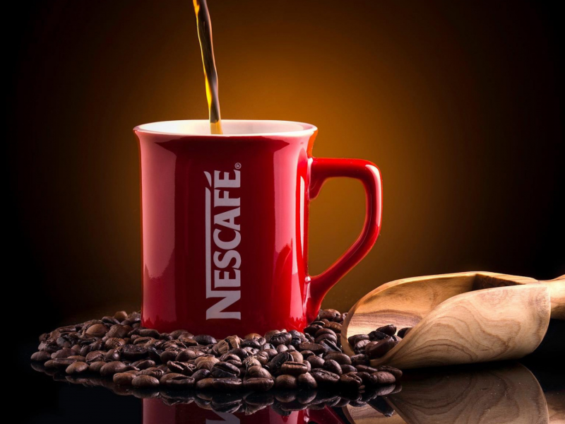 кофе nescafe, кружка