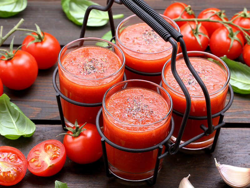 томатный сок, помидоры