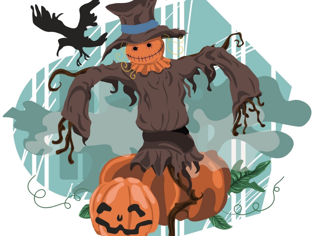 хеллоуин, пугало