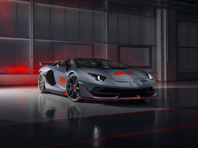 auto, lamborghini aventador, roadster