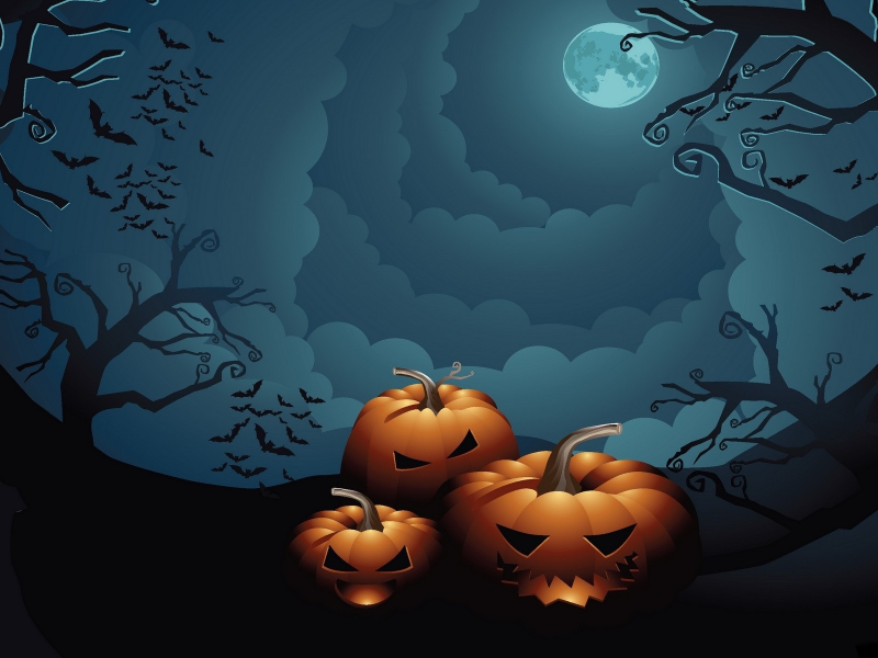 хеллоуин, ночь