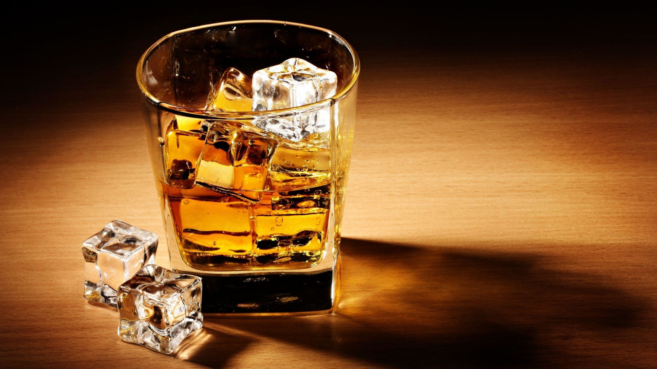 стакан, бокал, виски, whiskey, лёд