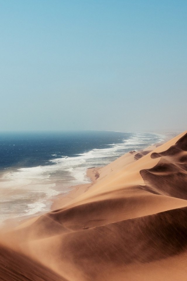 океан, берег, песок