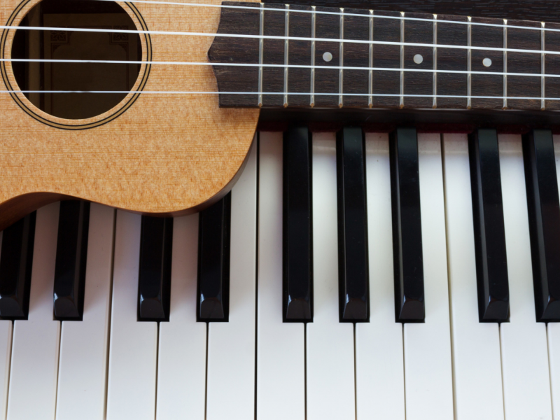гитара, струны, клавиши, пианино