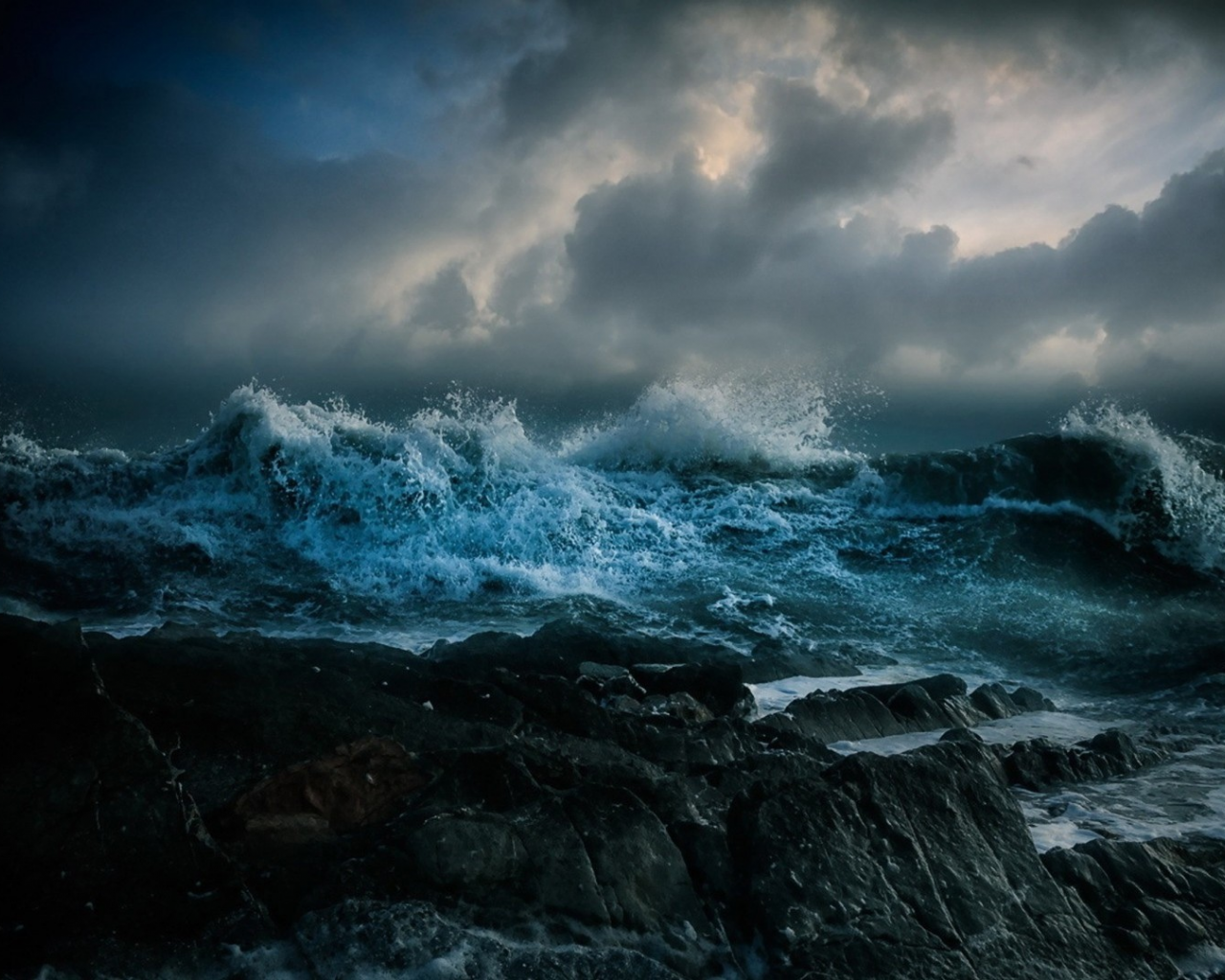 природа, море, шторм, волны, волна, брызги