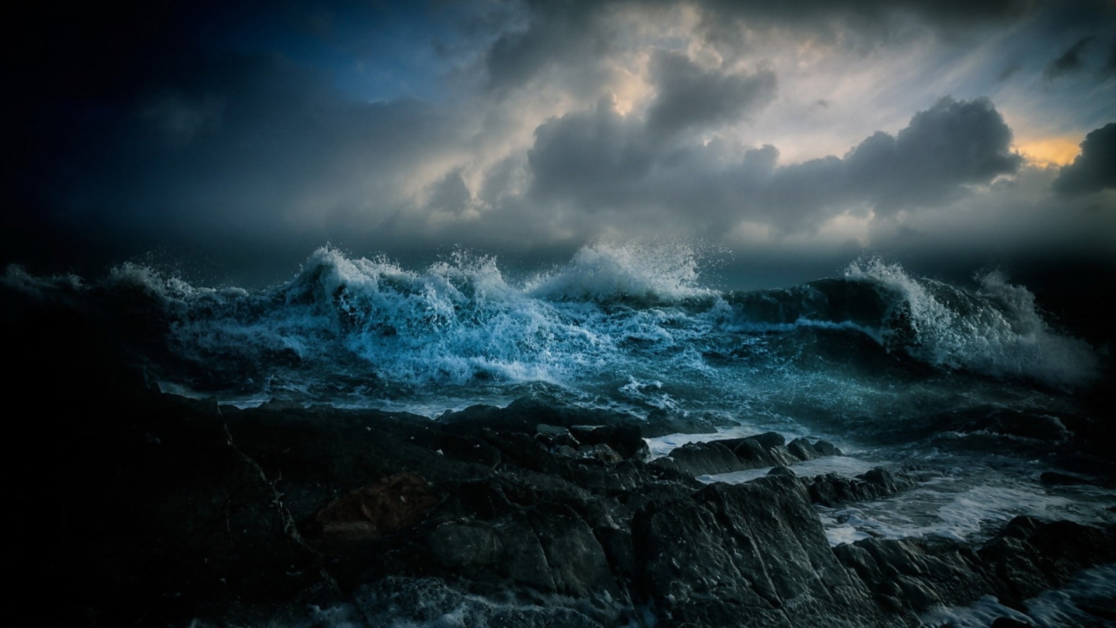 природа, море, шторм, волны, волна, брызги