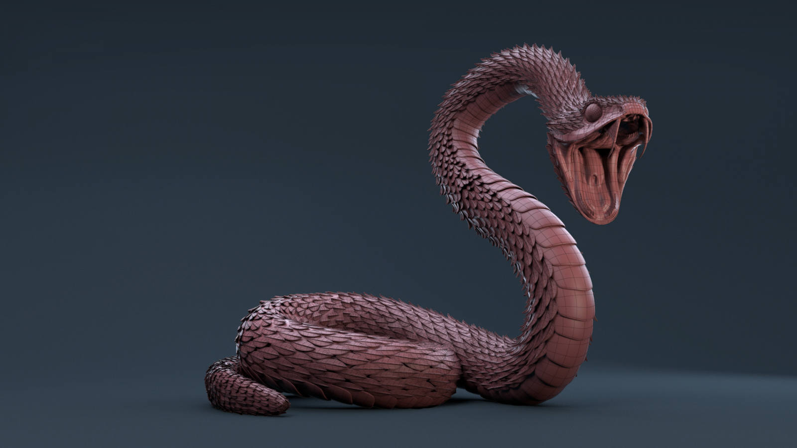 змея, змей, картинка, 3d