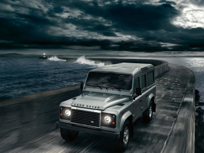 автомобиль, джип, land rover, defender