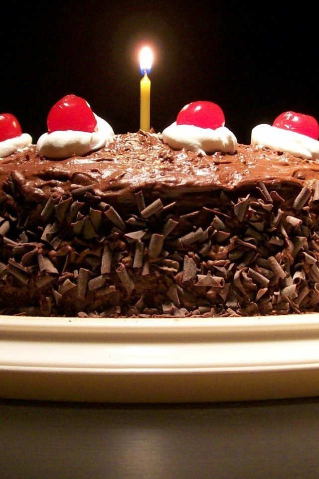 торт, десерт, свеча