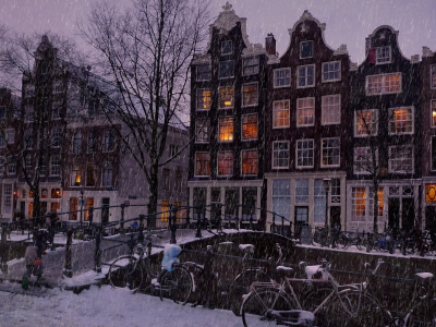 амстердам, зима