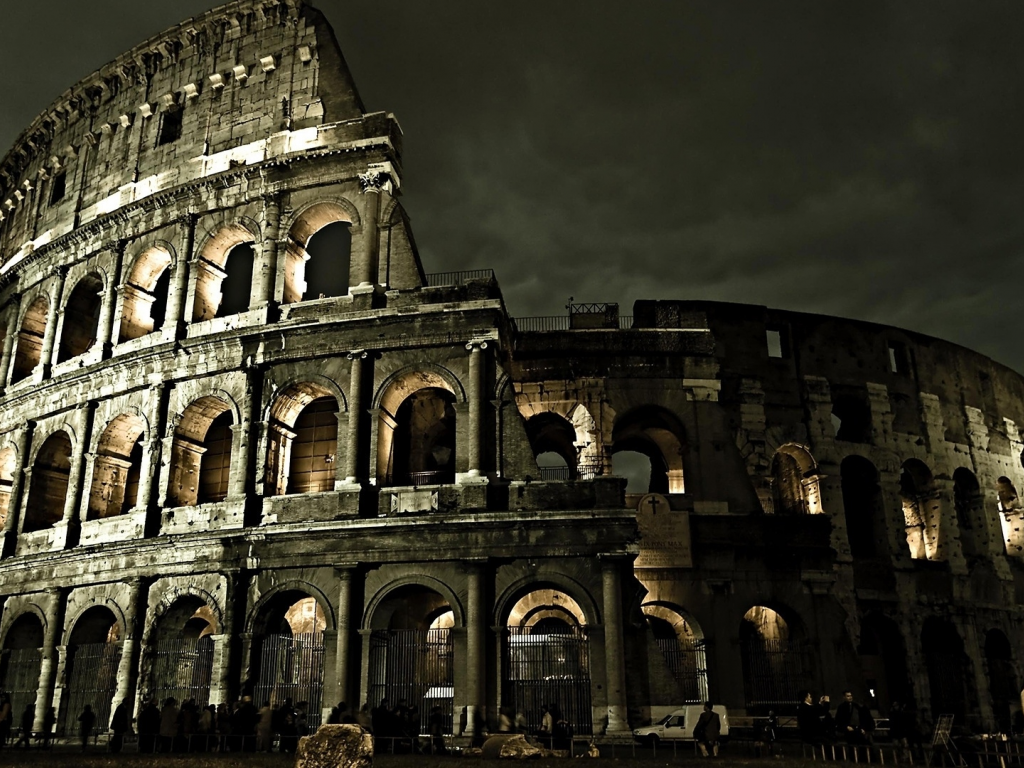 rome, italy, ruins, colliseum