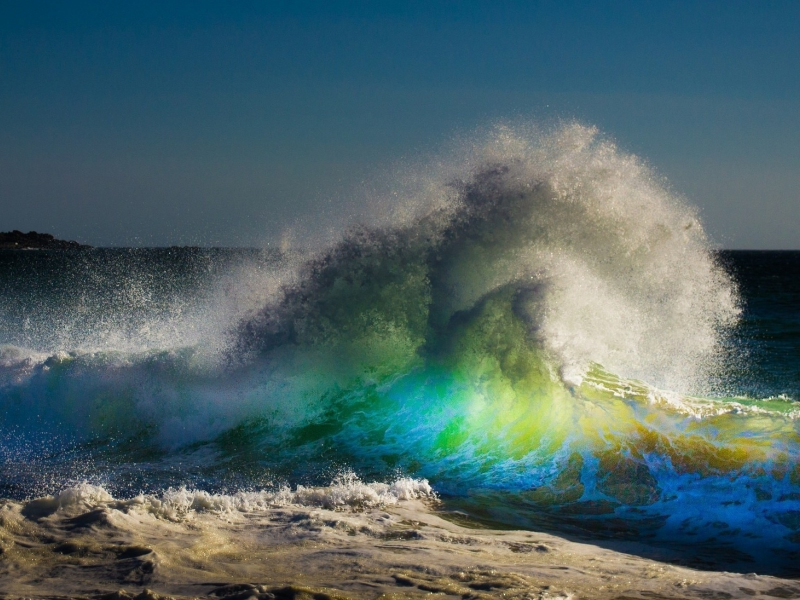 nature, sea, wave, surf