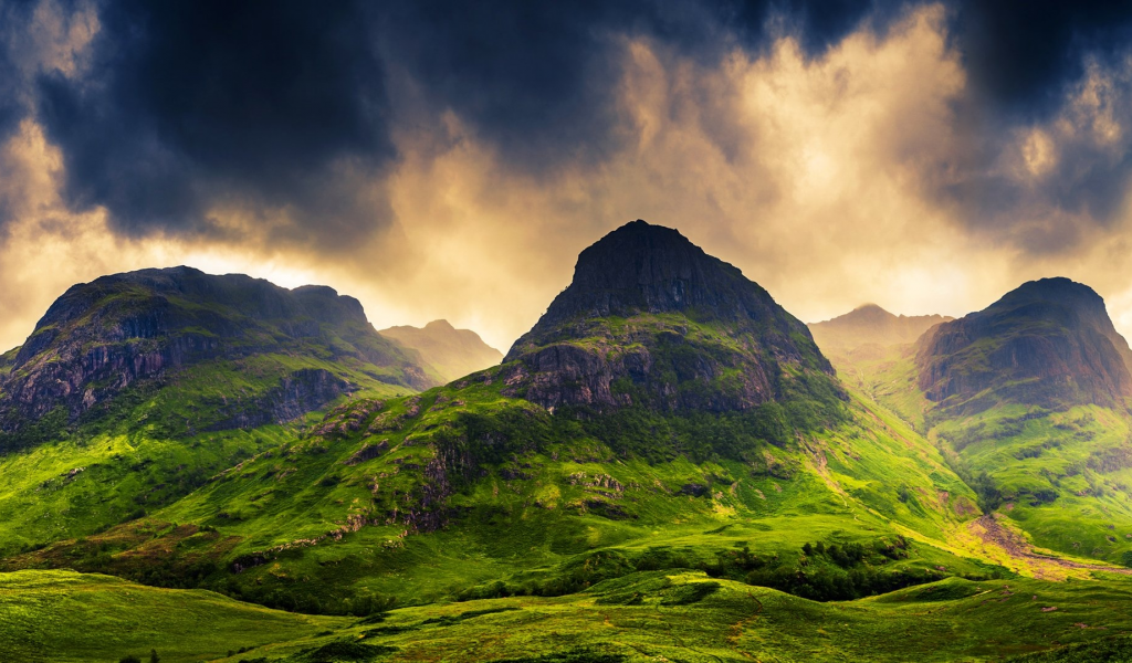 landscape, nature, sky, mountains