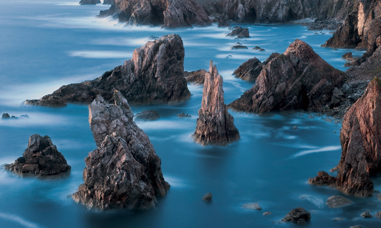 nature, sea, rocks