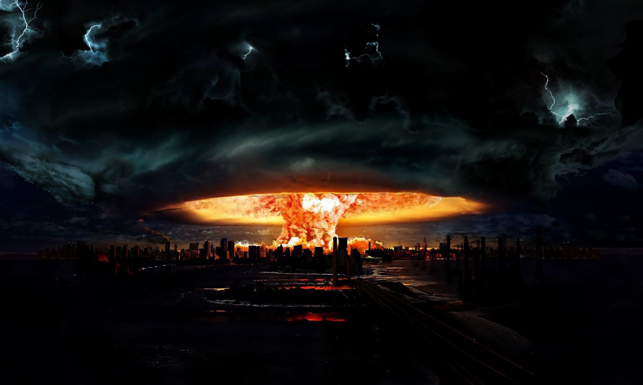 explosion, atomic explosion, destruction, disaster, apocalypse