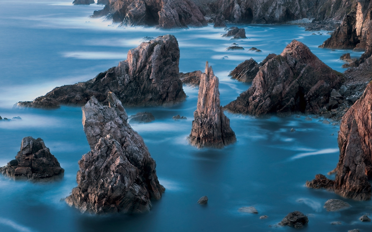 nature, sea, rocks