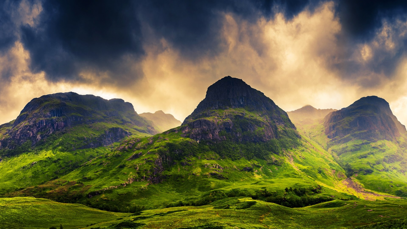 landscape, nature, sky, mountains