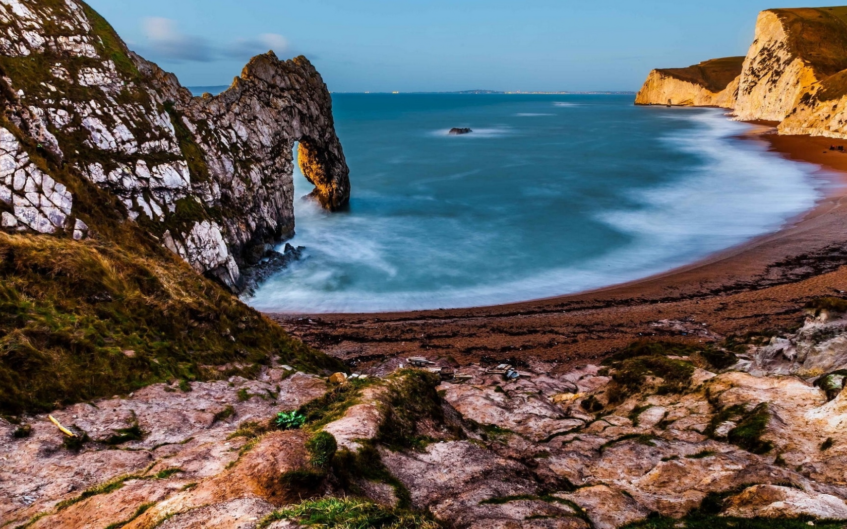 nature, mountains, rocks, sea, surf