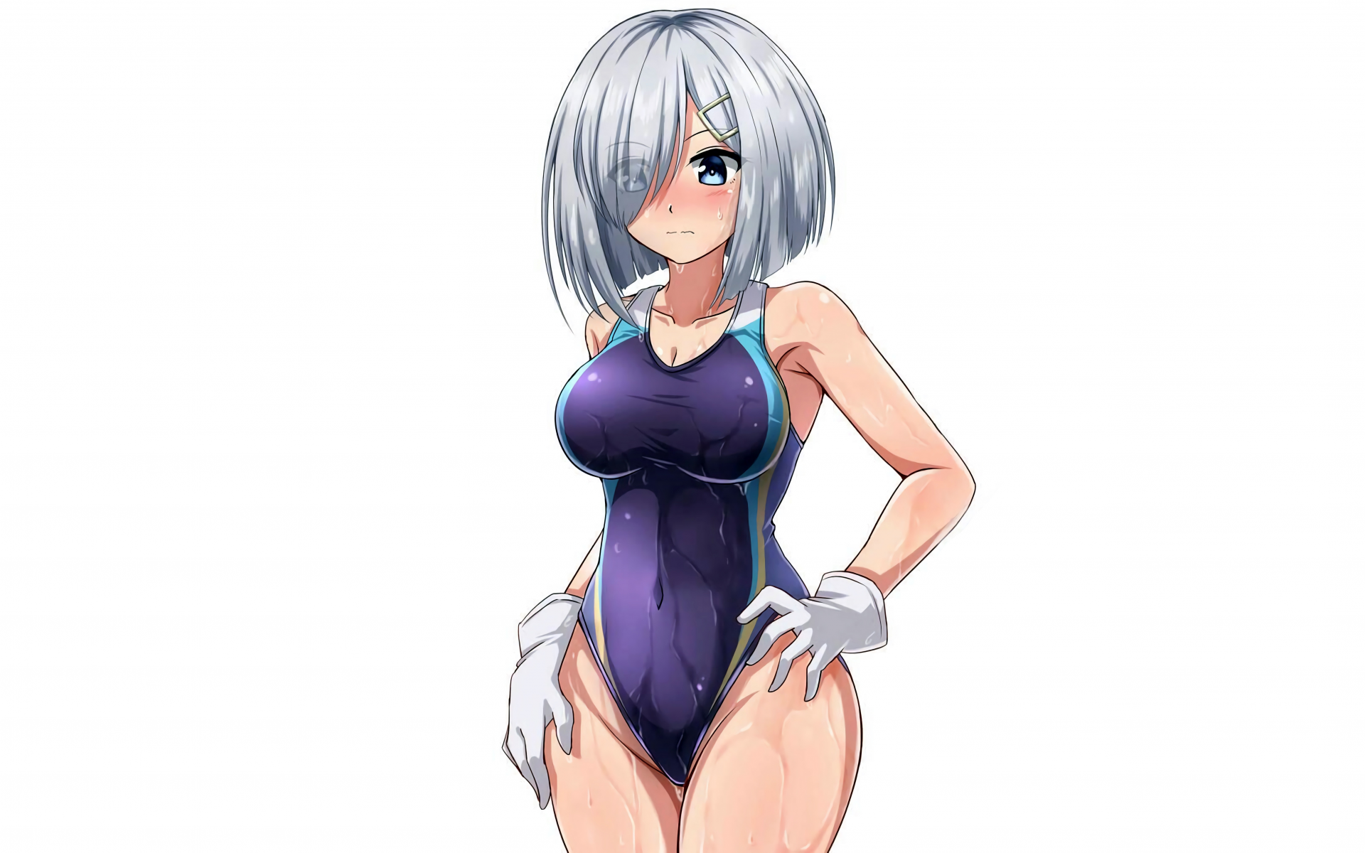 anime, girl, swimsuit