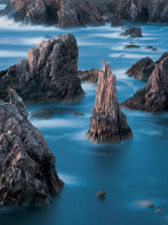 nature, sea, rocks