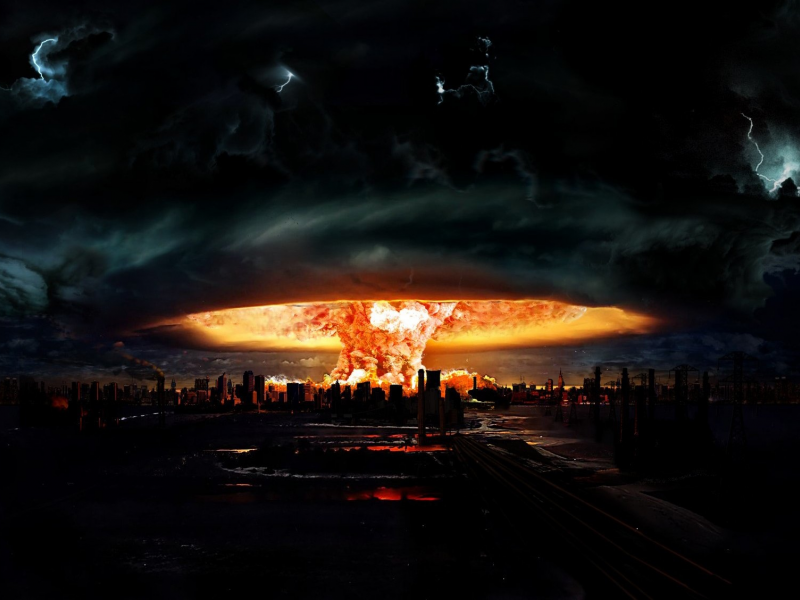 explosion, atomic explosion, destruction, disaster, apocalypse