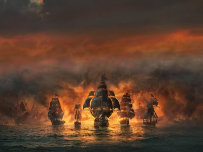 ships, sea battle, battle, sailing ship