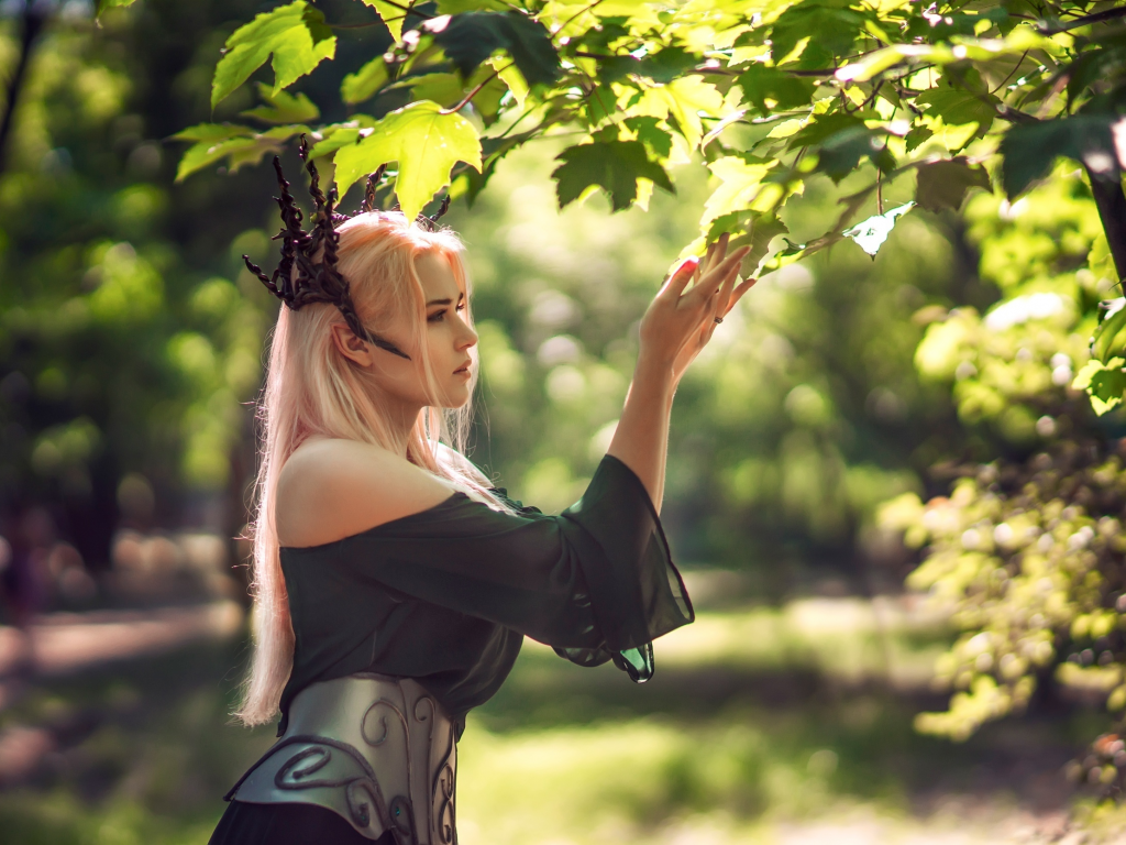 girl, beautiful, cosplay, ellerian