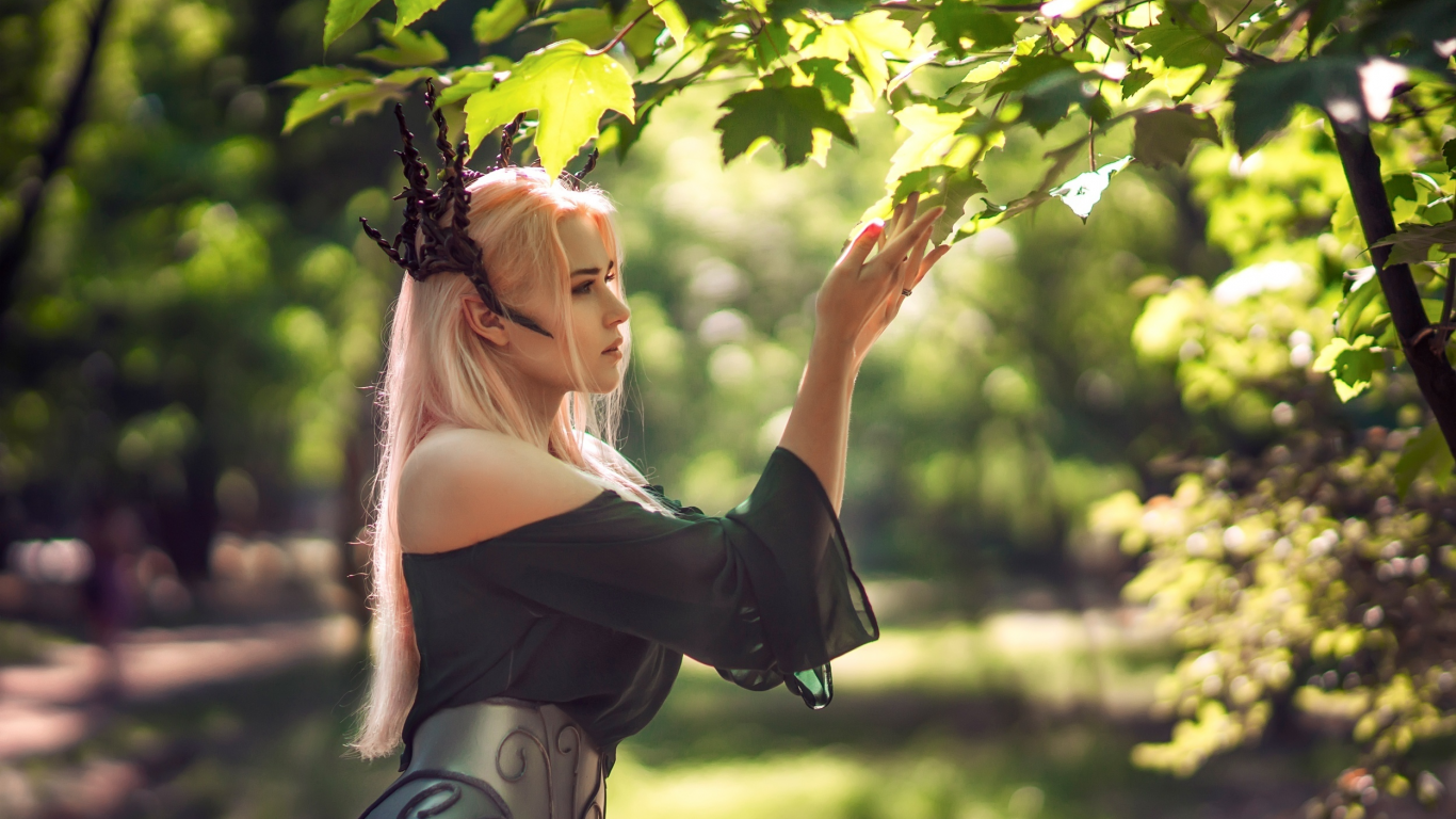 girl, beautiful, cosplay, ellerian