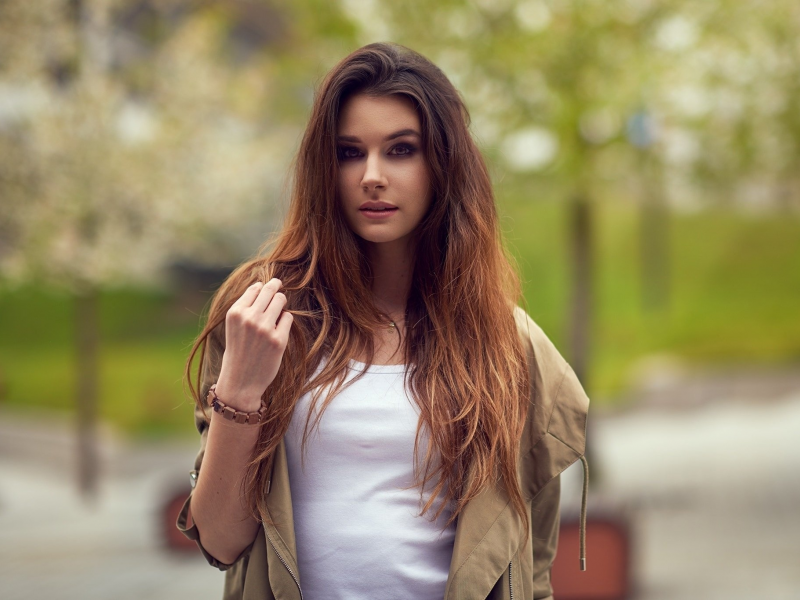 girl, sweet, beautiful, longhaired