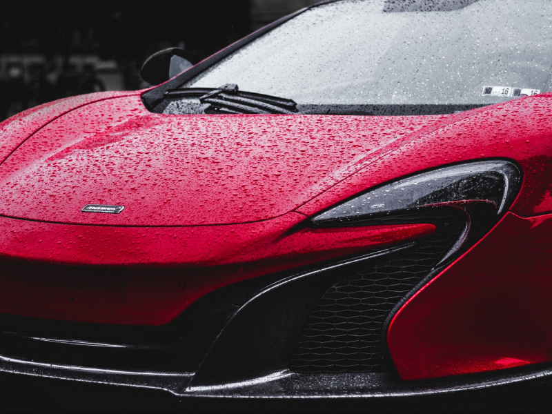 auto, mclaren red