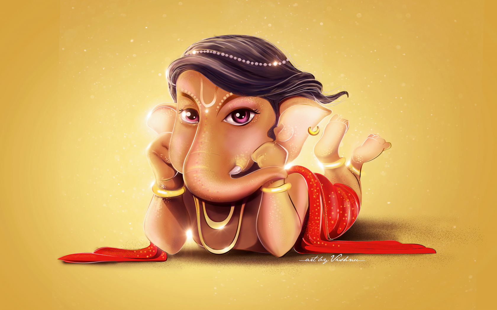 lord ganesha, little ganesha, ganapati, bappa, cute