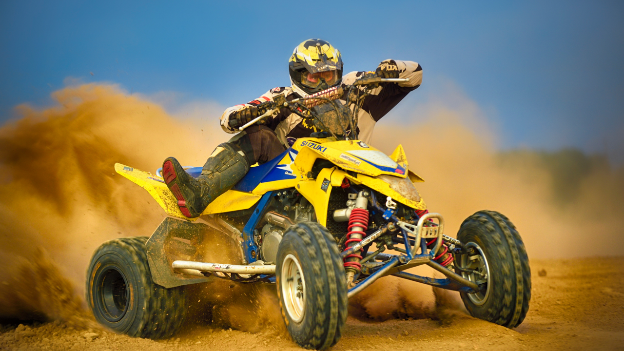 sports, atv, sand