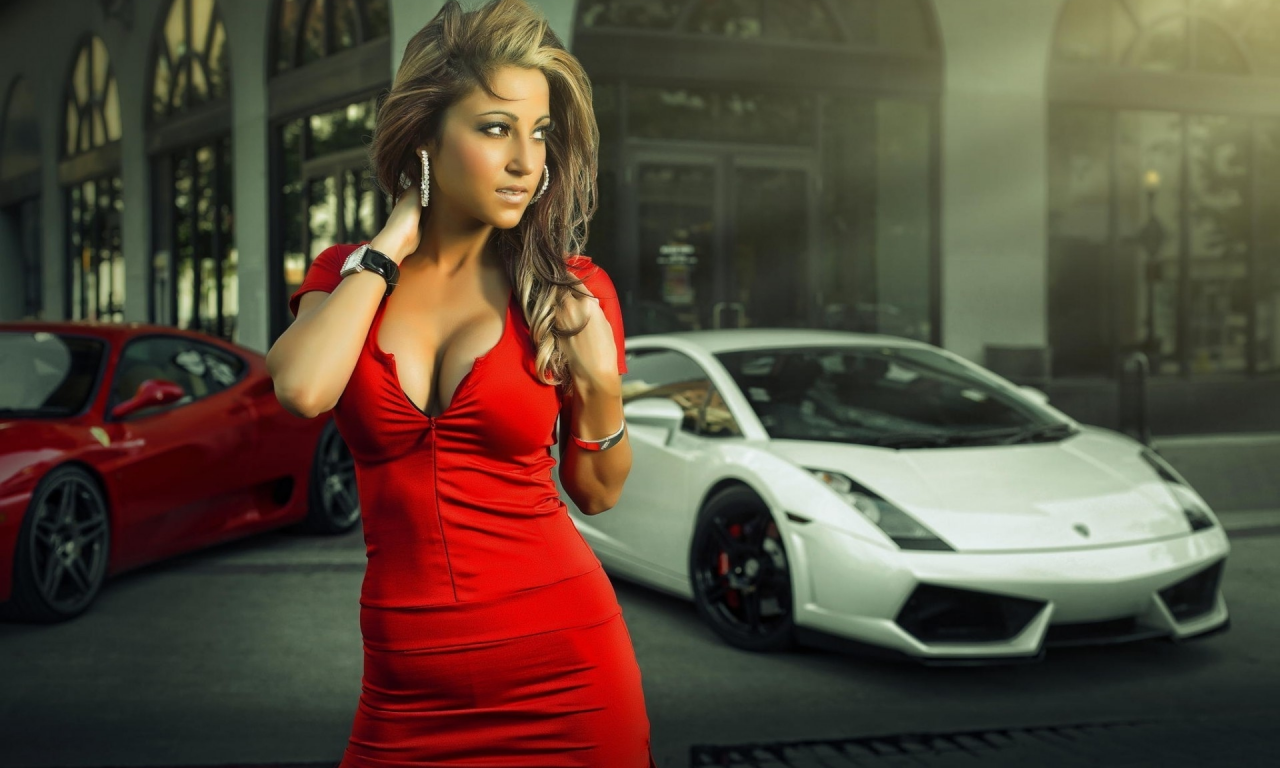 girl, beautiful, model, auto