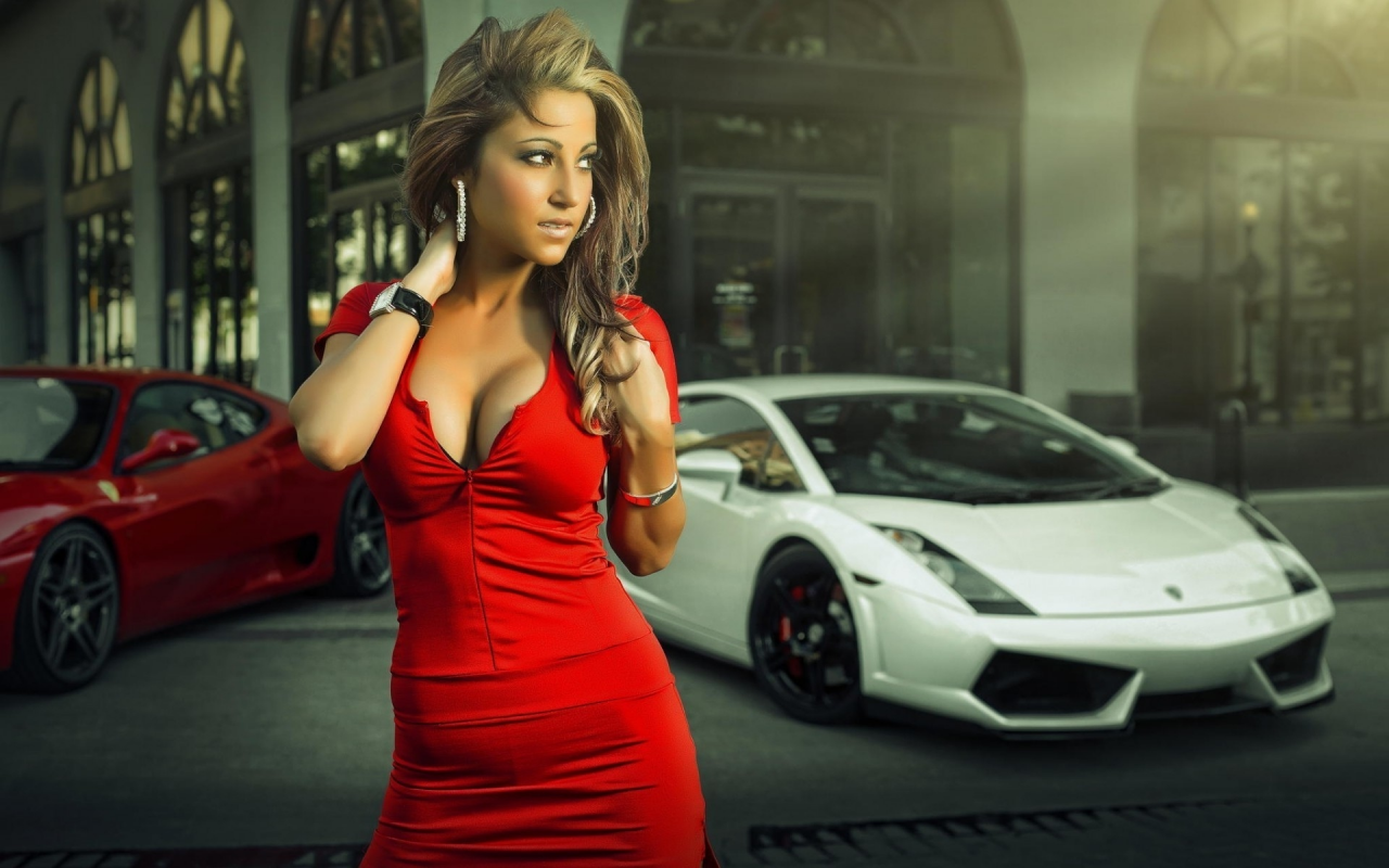 girl, beautiful, model, auto